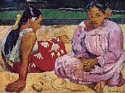 Paul Gauguin Tahitian Women on the Beach china oil painting artist